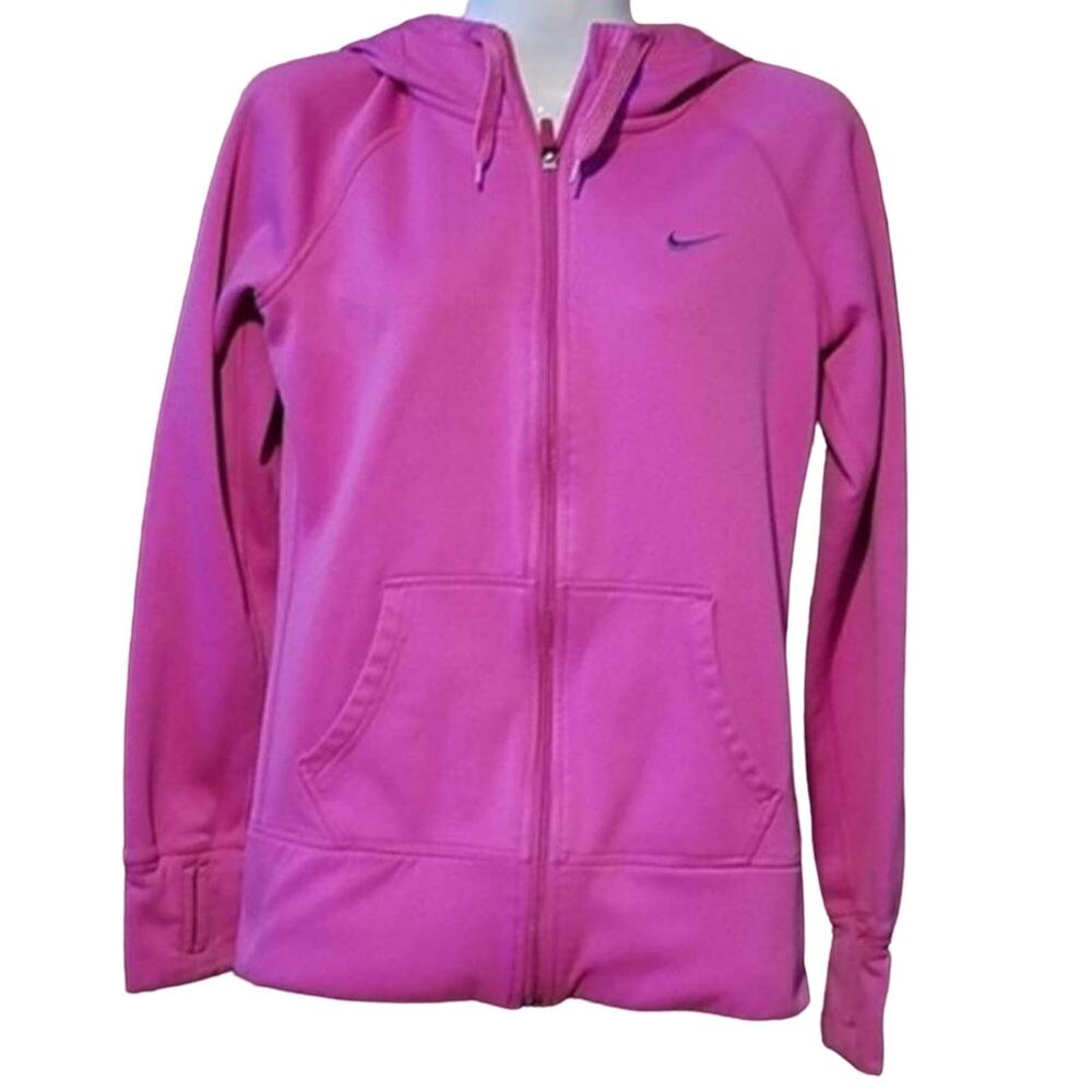 NIKE FUCHSIA FULL ZIP SWEATSHIRT SZ XS